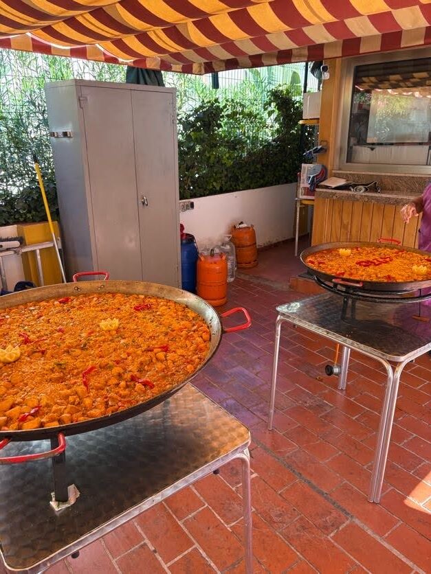 パエリアランチの様子