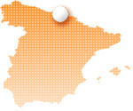 スペイン地図：ビルバオ