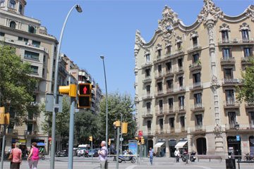 一つ一つがとても楽しいバルセロナの街
